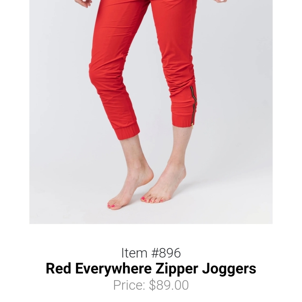 Zyia Everywhere Zipper Joggers